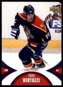 2006-07 Upper Deck Mini Jersey Todd Bertuzzi #46