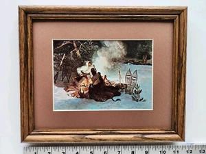 John Clymer VISITANTES NOCTURNOS 8x10 enmarcado 4.0 139 - Imagen 1 de 8