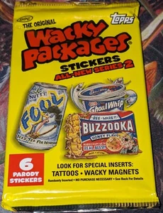 x1 2005 Topps WACKY PACKAGES Series 2 PARODY Trading Card/Stickers  - Picture 1 of 2