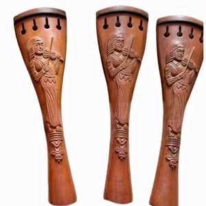 Geschnitztes Holz Cello Saitenhalter, 4/4 Full Size Saitenhalter für 4 Saiten Celli - Bild 1 von 2