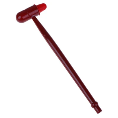 Massage Solid Wood Massage Hammer Knock Back Hammer Stick Rubber Hammer RelH Foto 1 de 4