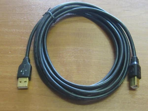 USB Druckerkabel Kabel für Brother,HP,Canon usw,vergoldet 1,5m TOP Qualität DE - Bild 1 von 2