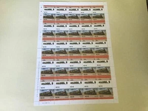 Nevis Q.R. Class PB-15 Railway Locomotive Train MNH full stamps sheet 49520 - Picture 1 of 4