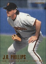 1996 Fleer San Francisco Giants Baseball Card #594 J.R. Phillips