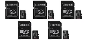 Kingston MicroSD Canvas Select Plus 100MB/s Memory Card 64GB 128GB AU - Picture 1 of 3