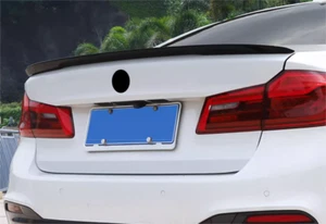 MP Style Rear Spoiler Wing Glossy Black For 2017-2022 BMW 5 Series G30 Sedan 4DR - Picture 1 of 4