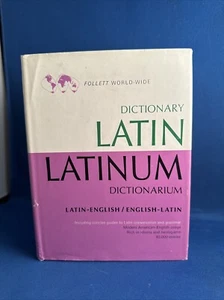 Latin Dictionary | Follett Worldwide (1967) HCDJ - Picture 1 of 8