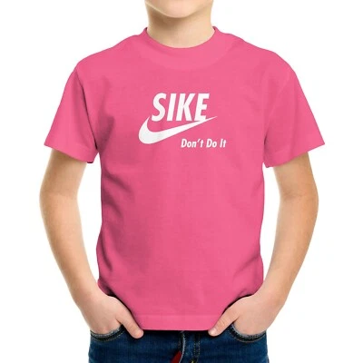 Смешной ребенка ясельного возраста Kids футболка молодежи футболка пародии цитата Sike подарок напечатано не делать этого  - Изображение 1 из 3