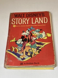 Vintage Walt Disney Story Land Hardcover Book 1962 55 Favorite Stories - Imagen 1 de 16