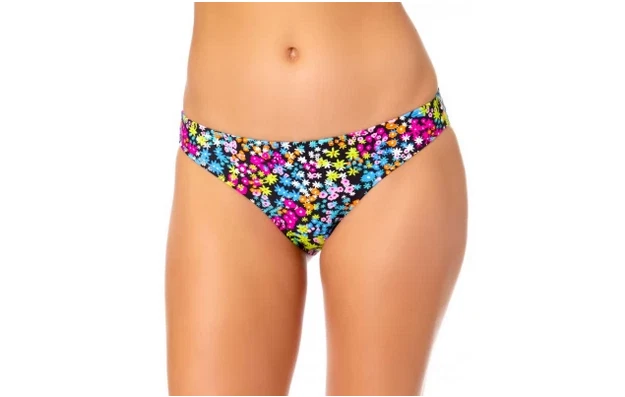 California Waves Juniors Hipster Bikini Bottoms Multi Size M 3307 - Image 1 of 1