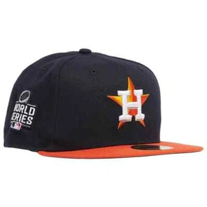 New Era Houston Astros 59FIFTY MLB World Series Champions Fitted Hat Size 7 1/2 - Picture 1 of 5