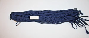 Braided Cord Trim Drawstring Lacing 4mm  Cord Navy Blue 37 yds 100% Polyester - Picture 1 of 4