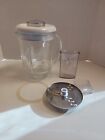 Cuisinart 5 Cup 40 Ounce Glass Mixing Jar Lid And Various Accessories  