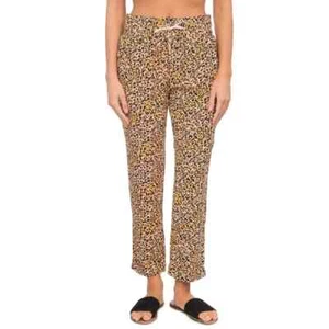 ¡NUEVO CON ETIQUETAS! Pantalones para mujer Hurley talla M fáciles de enrollar puño informales tejidos fiesta salvaje - Imagen 1 de 9