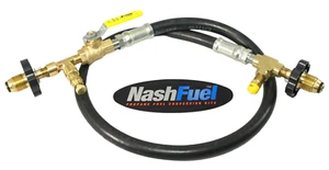 Pol To Pol Liquid Propane Transfer Hose Kit System Fill Bbq 20lb Unloading Lpg - Picture 1 of 1