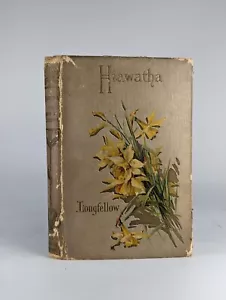 The Song of Hiawatha by Henry Wadsworth Longfellow 1890s Mershon Ed HC Book - Picture 1 of 5