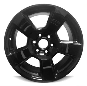 New Wheel For 2016-2023 GMC Sierra 1500 20 Inch Gloss Black Alloy Rim - Picture 1 of 9