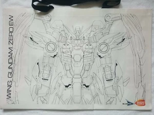 Bandai Official Gunpla Gundam Shopping Bag 18X20 RX 78 Wing Gundam Zero EW - Picture 1 of 4
