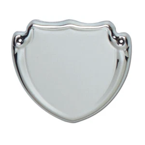 Trophy Side Shield (S005) - Silver / Chrome / (Metal) - Free Engraving & Pins - Picture 1 of 1