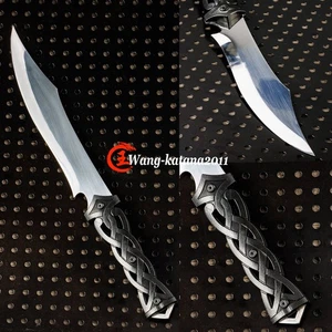 Handmade Sharp Short Sword Self-defence Dagger Combat Hunting Knife Clip Point - Picture 1 of 8