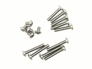 Viti a testa cilindrica M2,5x4 ISO7380-2 con flangia acciaio inox 304 - Foto 1 di 35