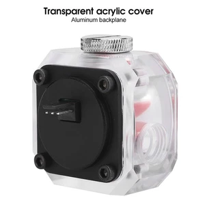 Flowmeter Water‑Cooling System Square Transparent Hard Tube Split Computer A NEW - Afbeelding 1 van 12