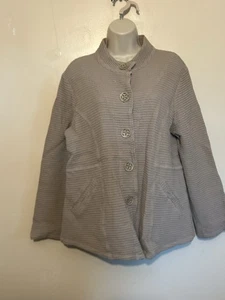 Chaleco salvavidas informal Focus para mujer talla M verde topo bolsillos tejidos gofre - Imagen 1 de 7