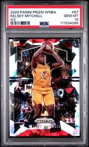 Panini Prizm Wnba #87 2020 Kelsey Mitchell Ice PSA 10 - Imagen 1 de 2