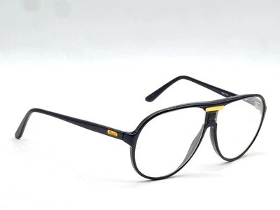 Vintage Persol Ratti 0695 Aviator 64mm Black Gold Arrow Original Frame - Image 1 of 4