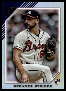 2022 Topps Gallery Rookie Rainbow Foil Spencer Strider #66 - Picture 1 of 2