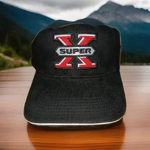 Winchester Super X Ammo Hat Cap Strap Back Black New Hunting Gun  - Afbeelding 1 van 6