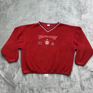 Vintage Le Coq Sportif Oversized Red Fleece Size Large Made In USA - Bild 1 von 11