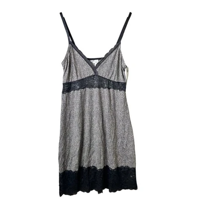 NWT Marilyn Monroe Slip Dress Womens Size Large Lace Nightgown Cheetah Sexy Y2k - Image 1 of 4