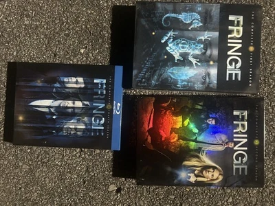 Fringe Seasons 1 2 4 Blu-ray Box Set Sci-Fi TV Series Complete Slipcovers Lot Foto 1 de 4
