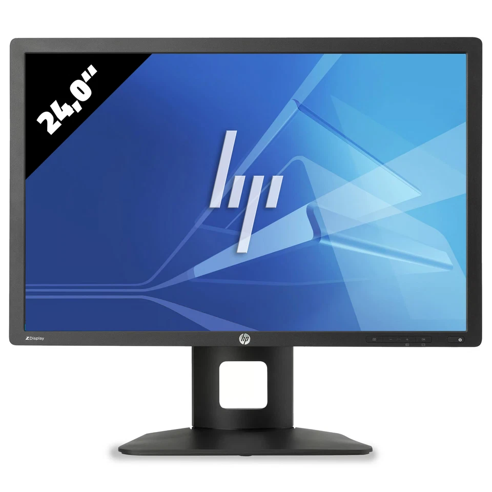 HP Z Display Z24i 24 Zoll Monitor 1920x1200 WUXGA IPS 8ms Schwarz Bildschirm - Bild 1 von 4