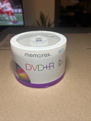 Memorex DVD+R 16x 4.7GB 50 Pack Spindle Blank Discs 120 Min - Image 1 of 2