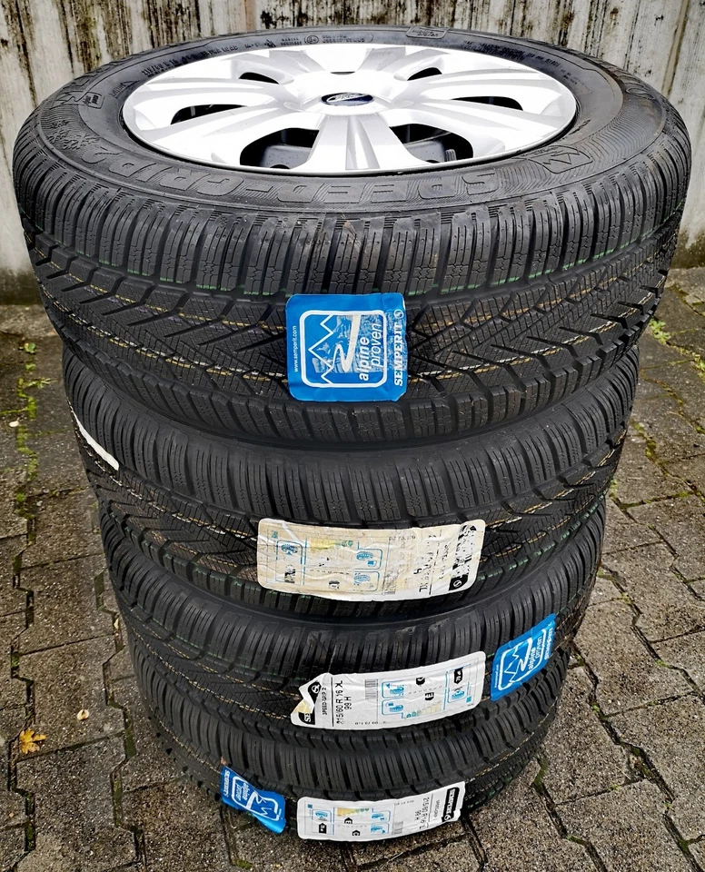 NEU! Ford Mondeo (Mk5/BA7 CD391 2014-2017) Winterräder Radsatz  215/60R16 TPMS - Bild 1 von 4