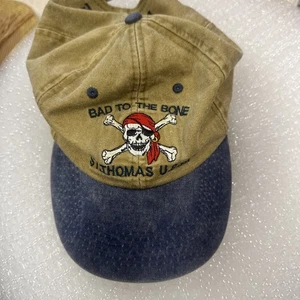 Bad to the Bone Strapback Baseball Cap St. Thomas U.S.V.I. - Picture 1 of 5