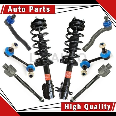 Kit de eslabones de barra estabilizadora de extremos de varilla de amarre puntales y resortes helicoidales para Mazda CX-9 3,5 L 2007 Foto 1 de 4