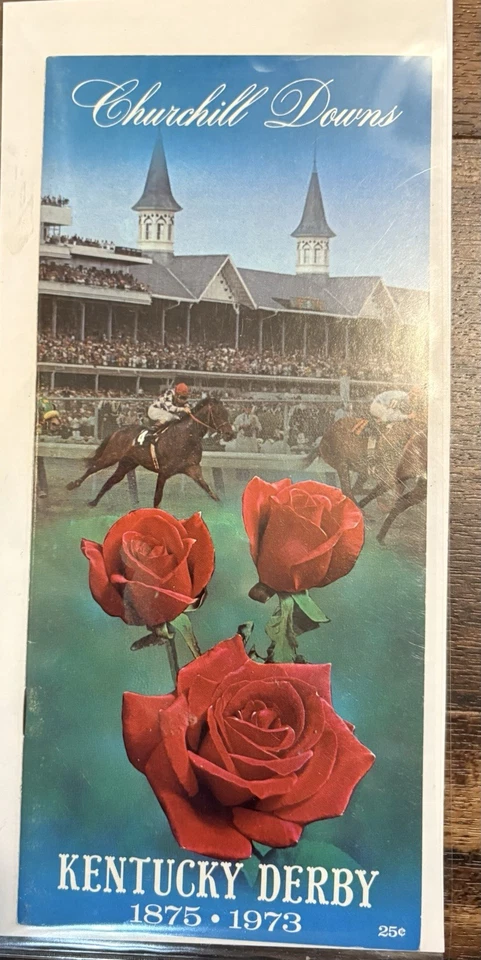 Rare 1973 Kentucky Derby Program Mint Secretariat Triple Crown Collectible” - Image 1 of 1