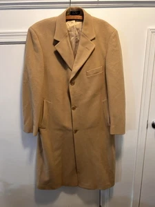 Ralph Lauren Chaps Full Length Wool Blend Overcoat MEN’s 42SH See Pictures!! - Picture 1 of 17