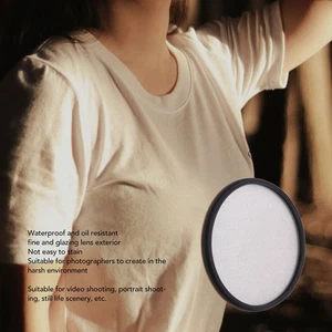 Black Mist Filter 1/2 Portrait Soft Diffuser Focus Camera Lens Filter Scratch AU - Picture 1 of 12