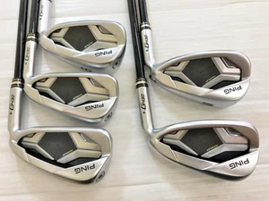 PING G430 Irons 5 Clubs 6I - 9I,W ALTA J CB BLACK Green Dot Flex S Men RH - Picture 1 of 10
