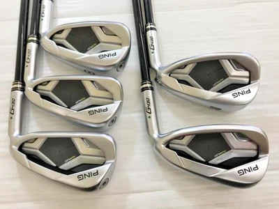 PING G430 Irons 5 Clubs 6I - 9I,W ALTA J CB BLACK Green Dot Flex S Men RH - Image 1 of 4