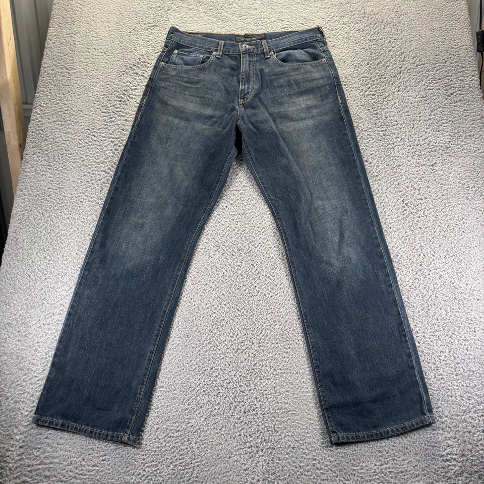Vintage Calvin Klein Jeans Mens 36x34 Blue Dark Wash Cotton Relaxed Straight - Image 1 of 4