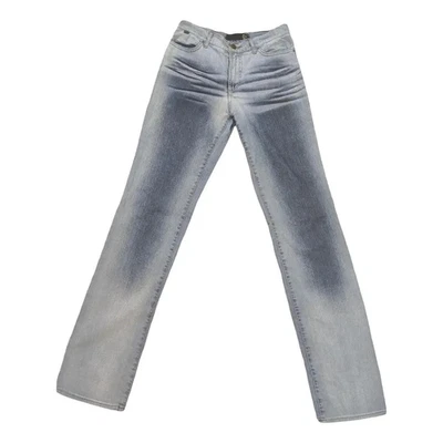 Jeans donna Just Cavalli vintage blu denim cotone taglia 27 US Made in Italy - Imagen 1 de 4