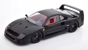 1:18 1987 Ferrari F40 LM Lightweight -- Black w/Red Interior -- KK-Scale - Picture 1 of 6