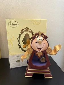 Disney Store Beauty and The Beast Big Figure Cogsworth Clock Statue LE 1500 RARE - Picture 1 of 6