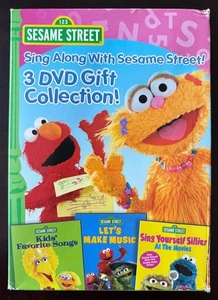 Sing Along With Sesame Street 3 DVD Gift Collection Set 2008 OOP - Picture 1 of 5