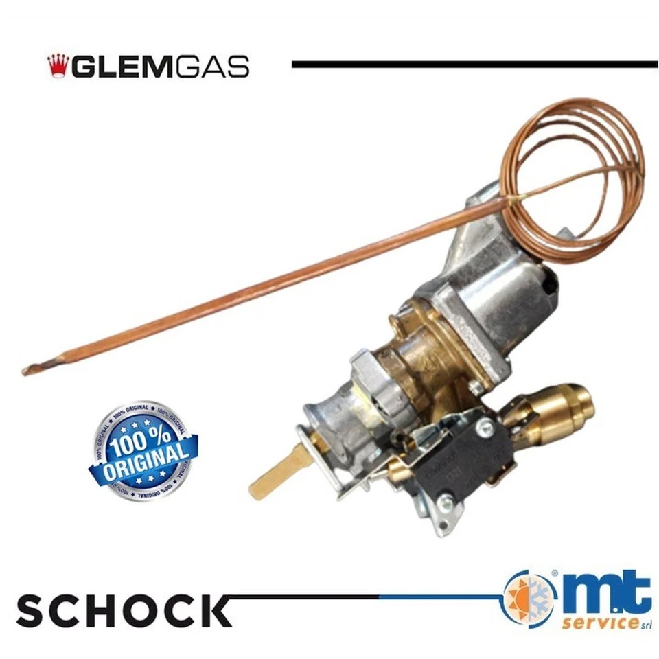 GLEM GAS RUBINETTO TERMOSTATO FORNO VALVOLATO ORIGINALE GLEMGAS 012M92